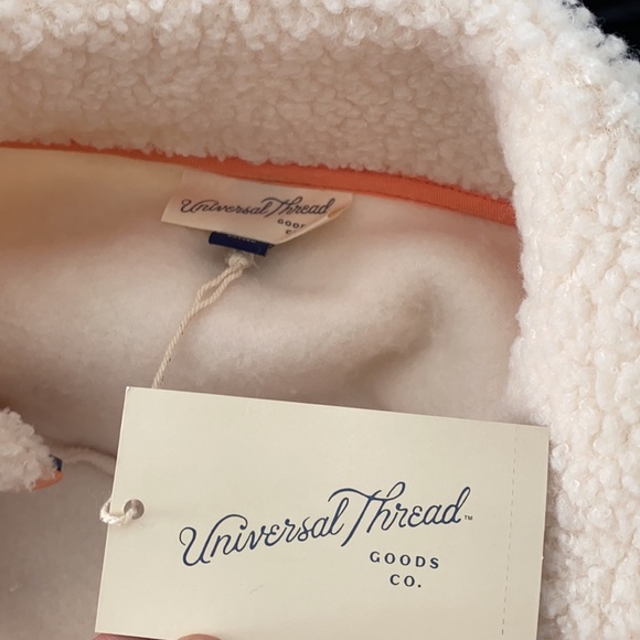 Women’s Sherpa Jacket - Universal Thread Cream - Picture 5 of 7